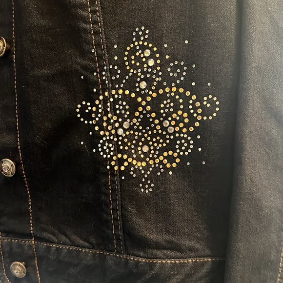 Chicos Denim Jacket - Picture 4 of 5